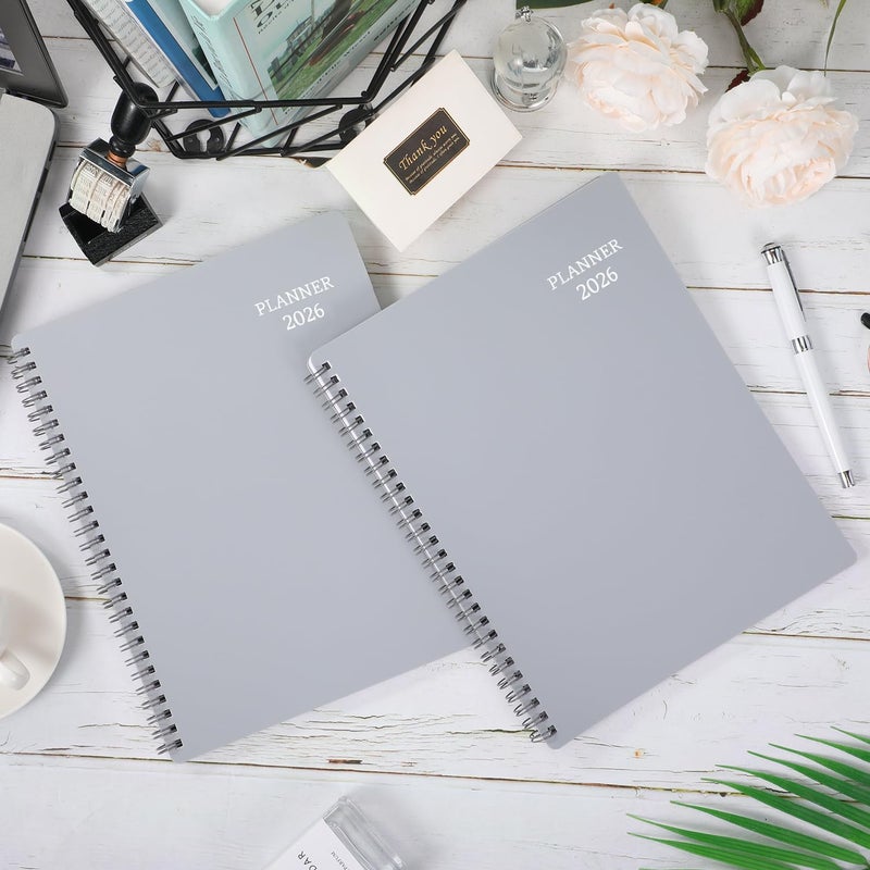 BooQool 2026 Planner - Calendar Planner 2026, 8"" x 10"", Jan. 2026 - Dec. 2026, 2026 Planner Weekly and Monthly with Flexible PP Cover, To-Do List, 12 Monthly Tabs - Image 2